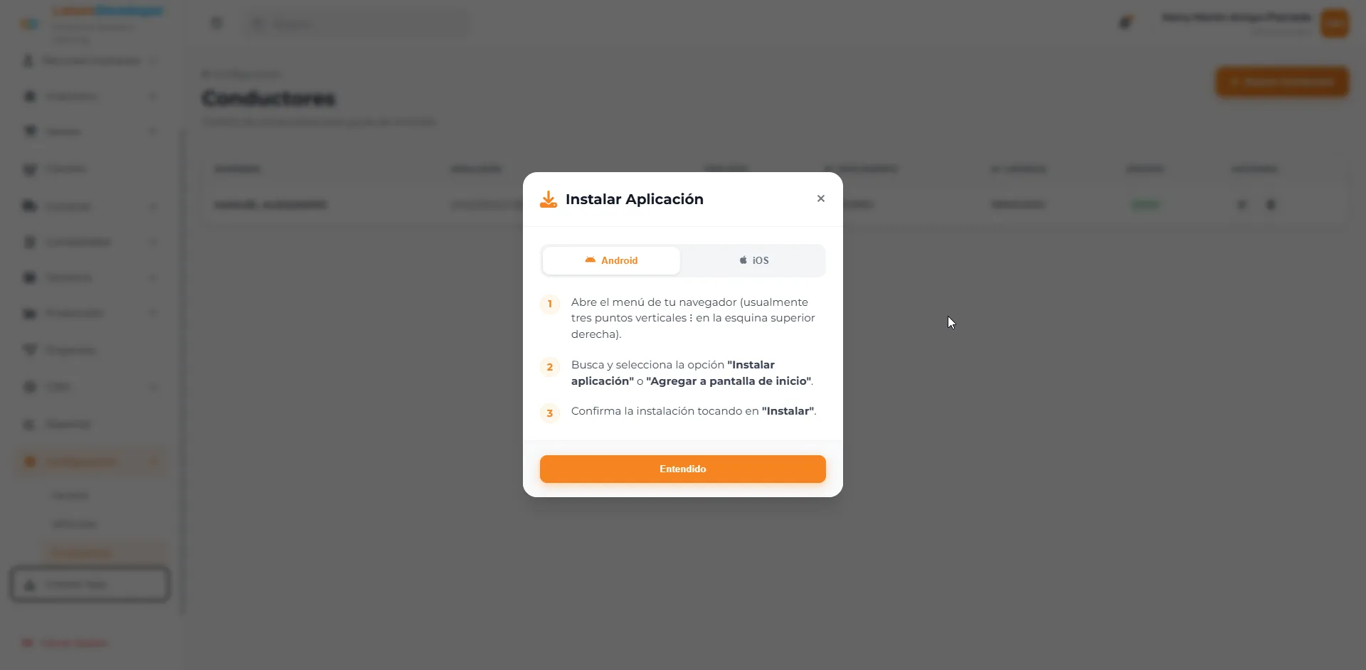Instalar App 